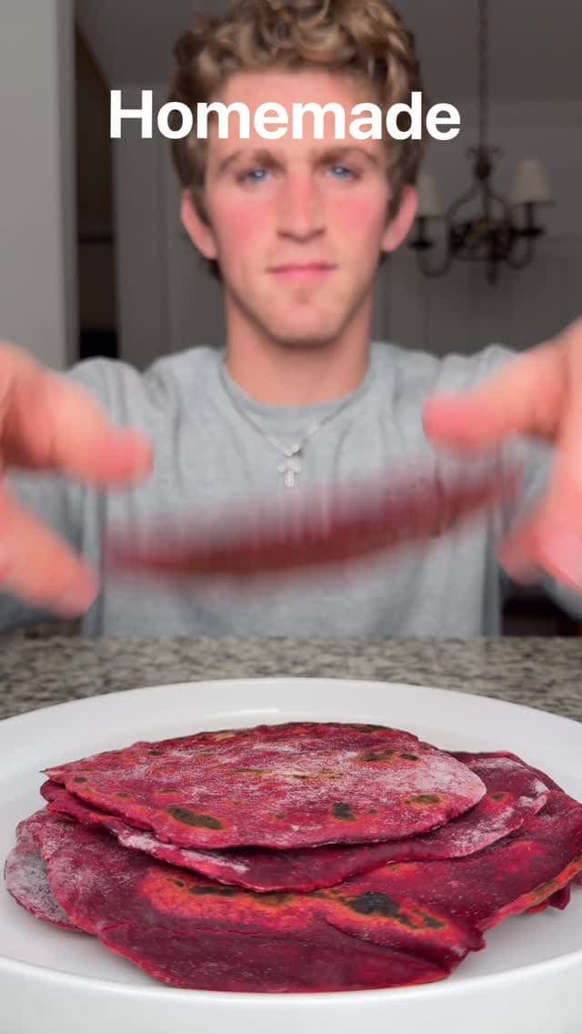 Homemade Beetroot Wraps