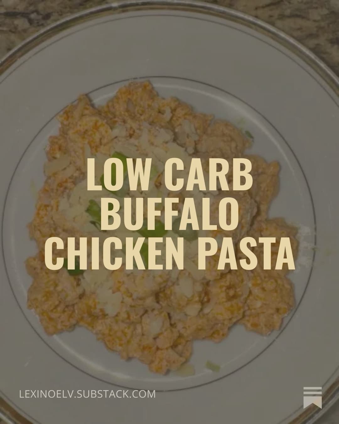 Buffalo chicken pasta