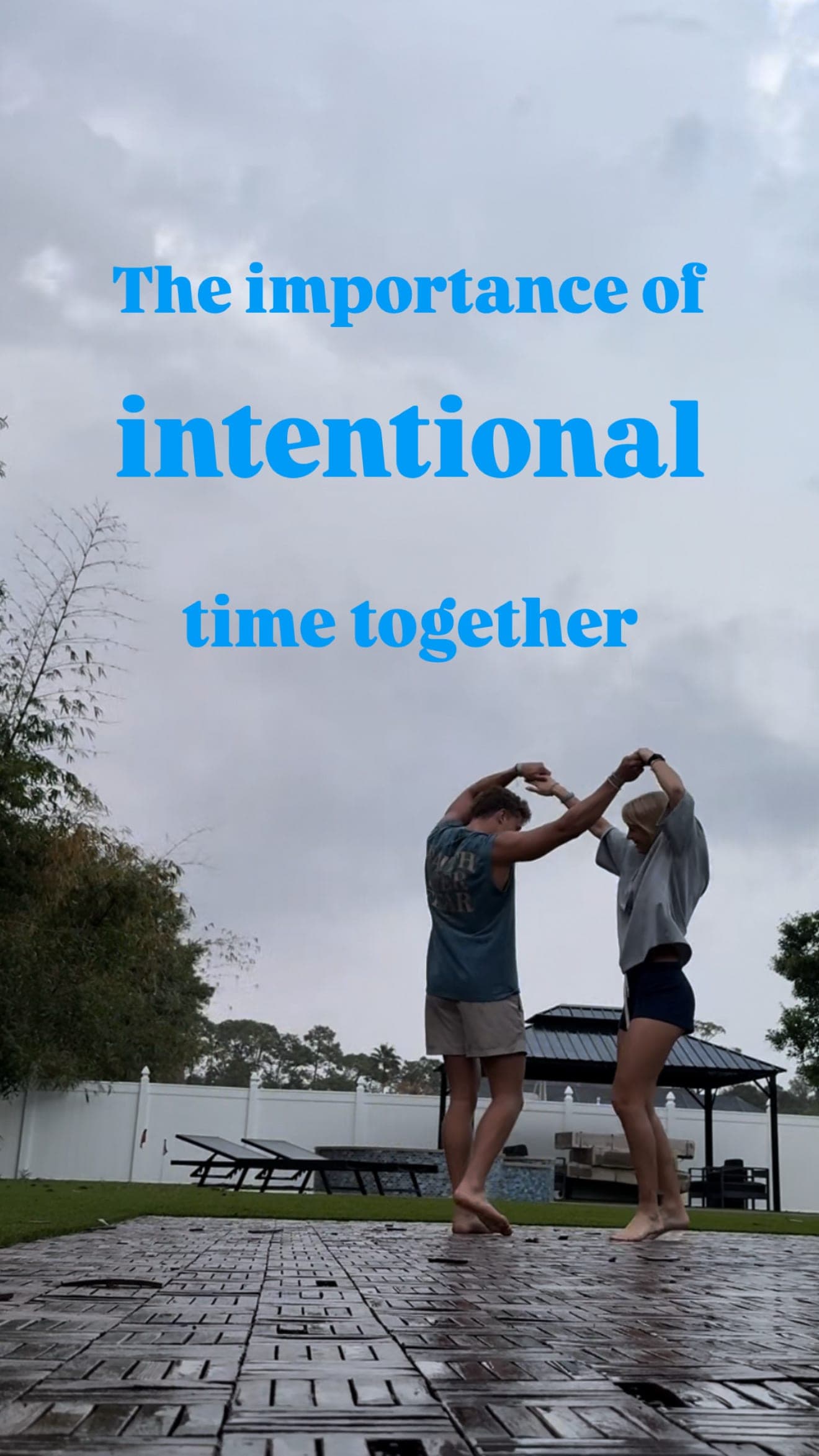 The importance of INTENTIONAL time together in a relationship