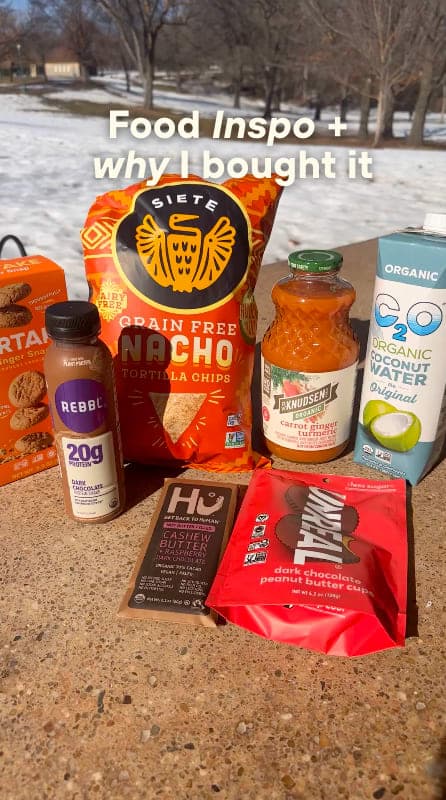Food inspo & why I bought it 🍫🥥🥕