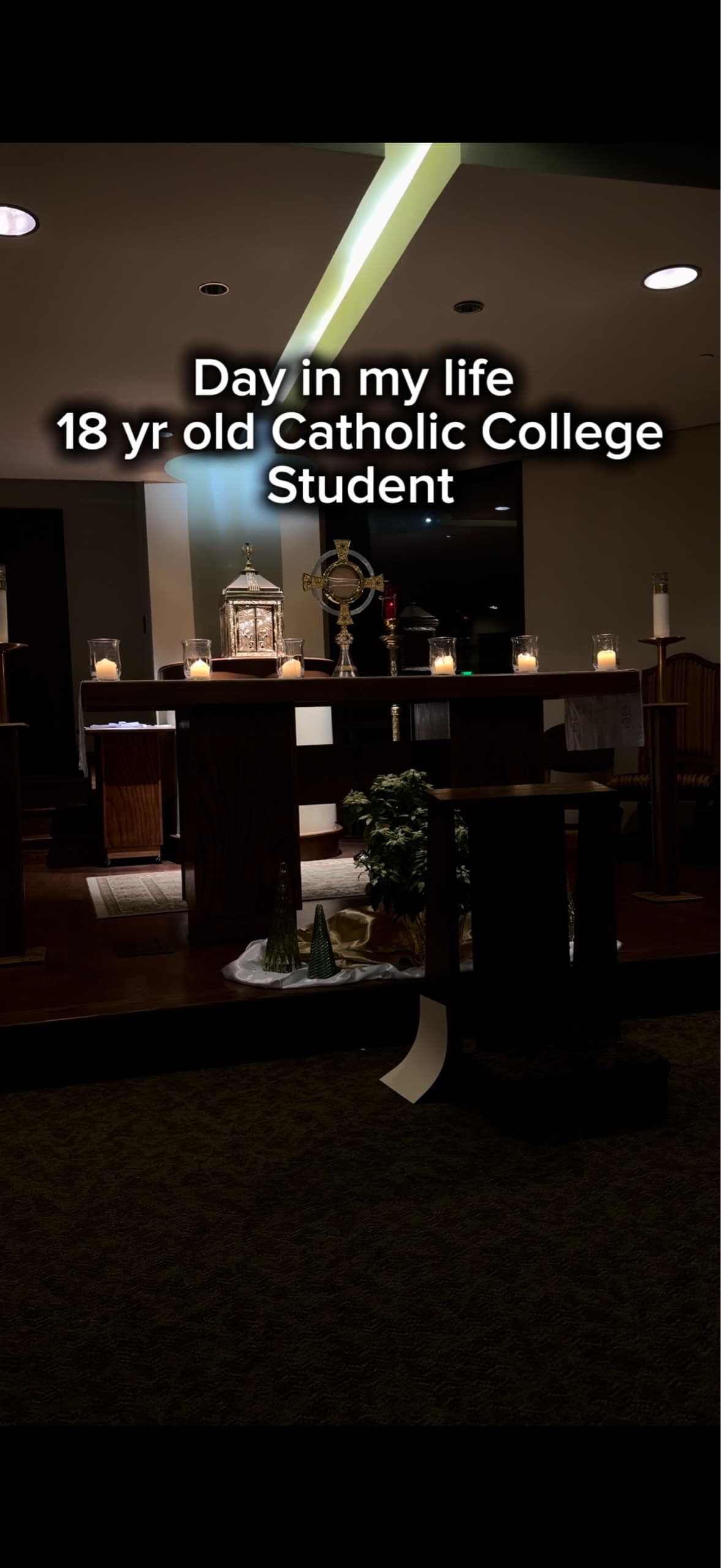 Day in my Life 18 yr old Catholic College Student