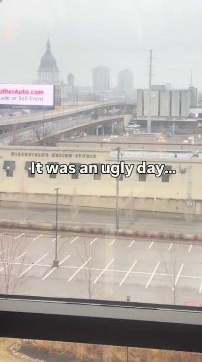 It was an ugly day until…