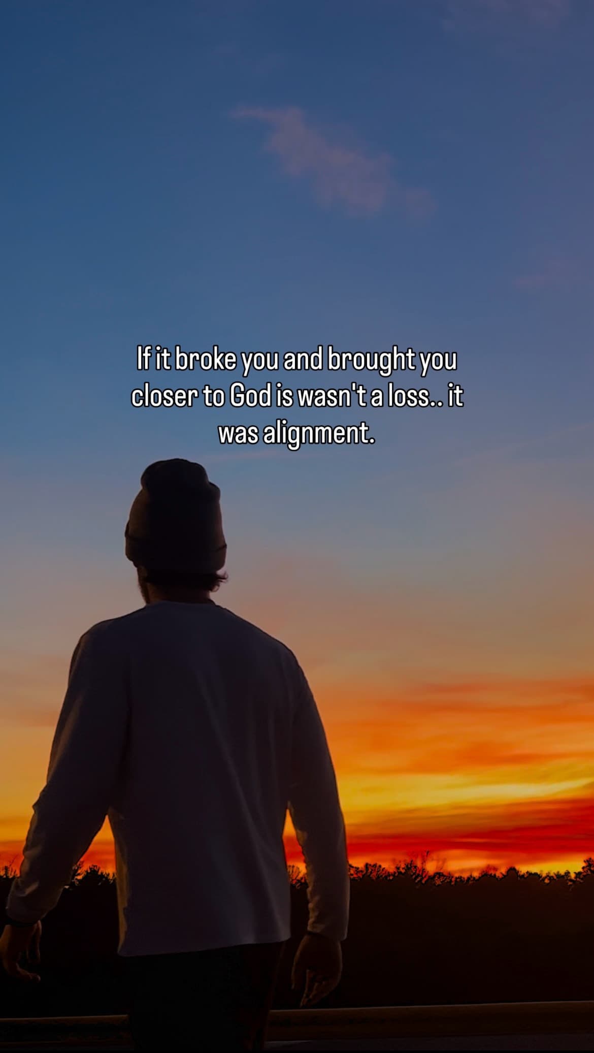 If it broke you…