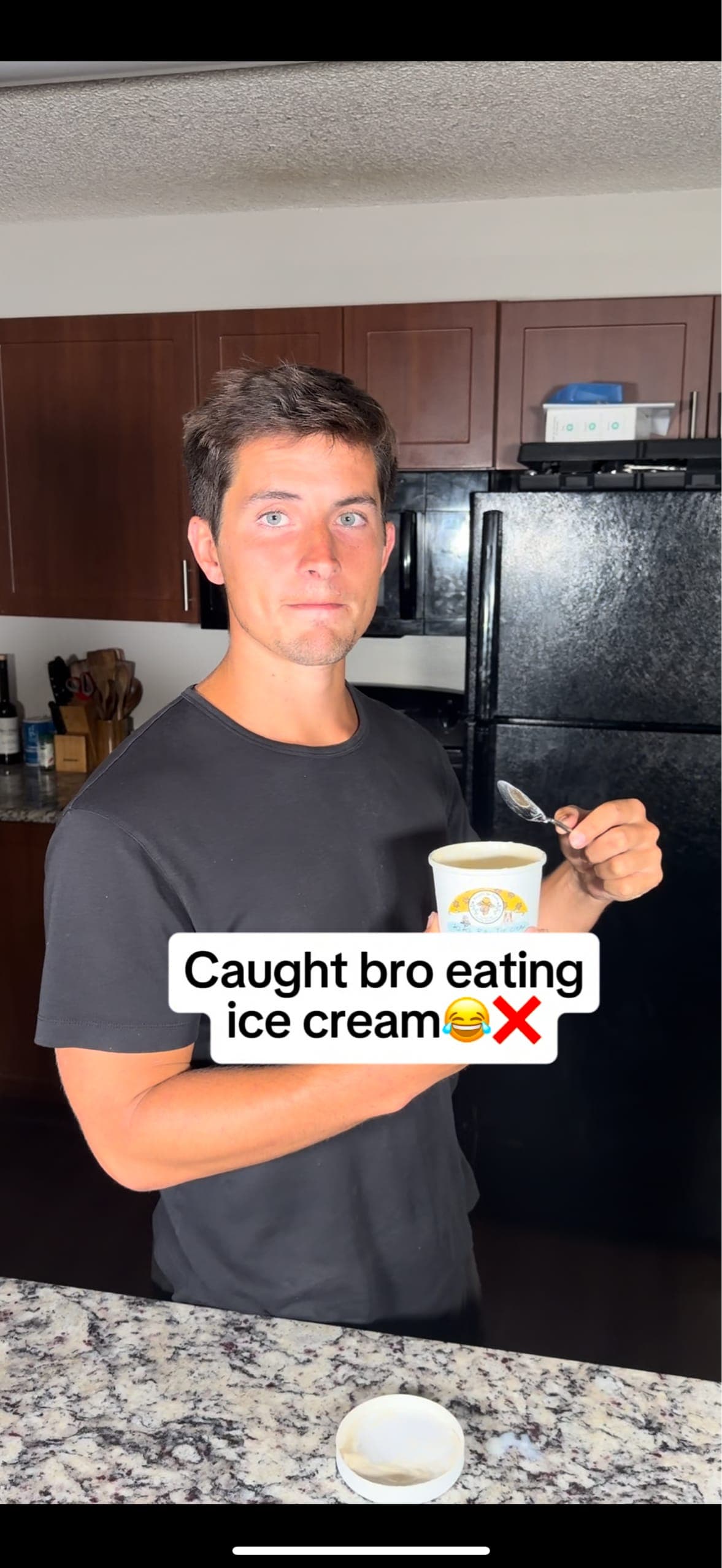 “Health Bro” Caught Eating Ice Cream😳💀