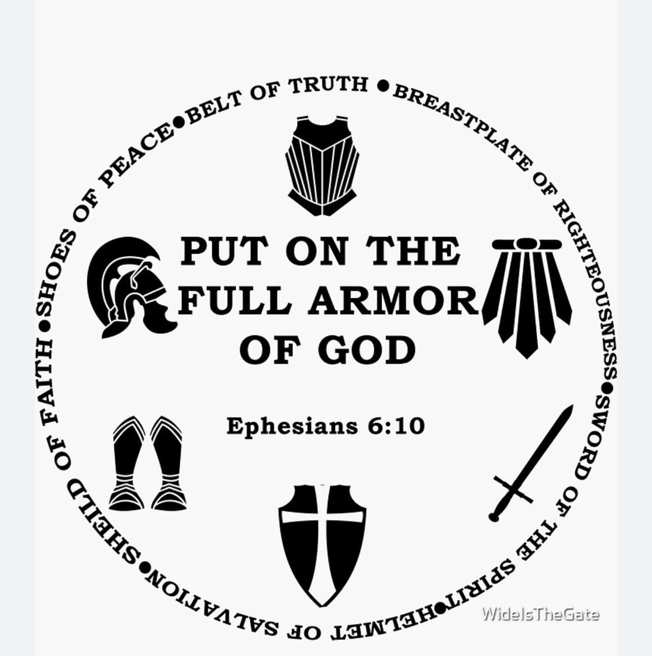 Put in the armor of god 🙏🏻