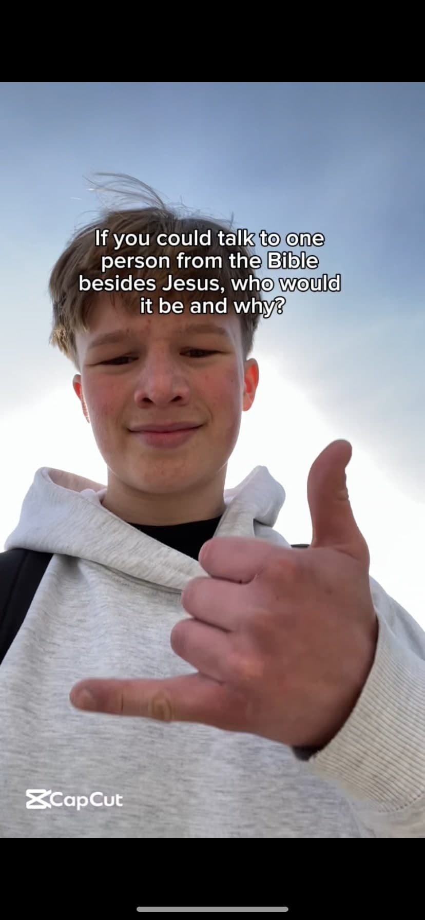 With who would you talk besides Jesus
