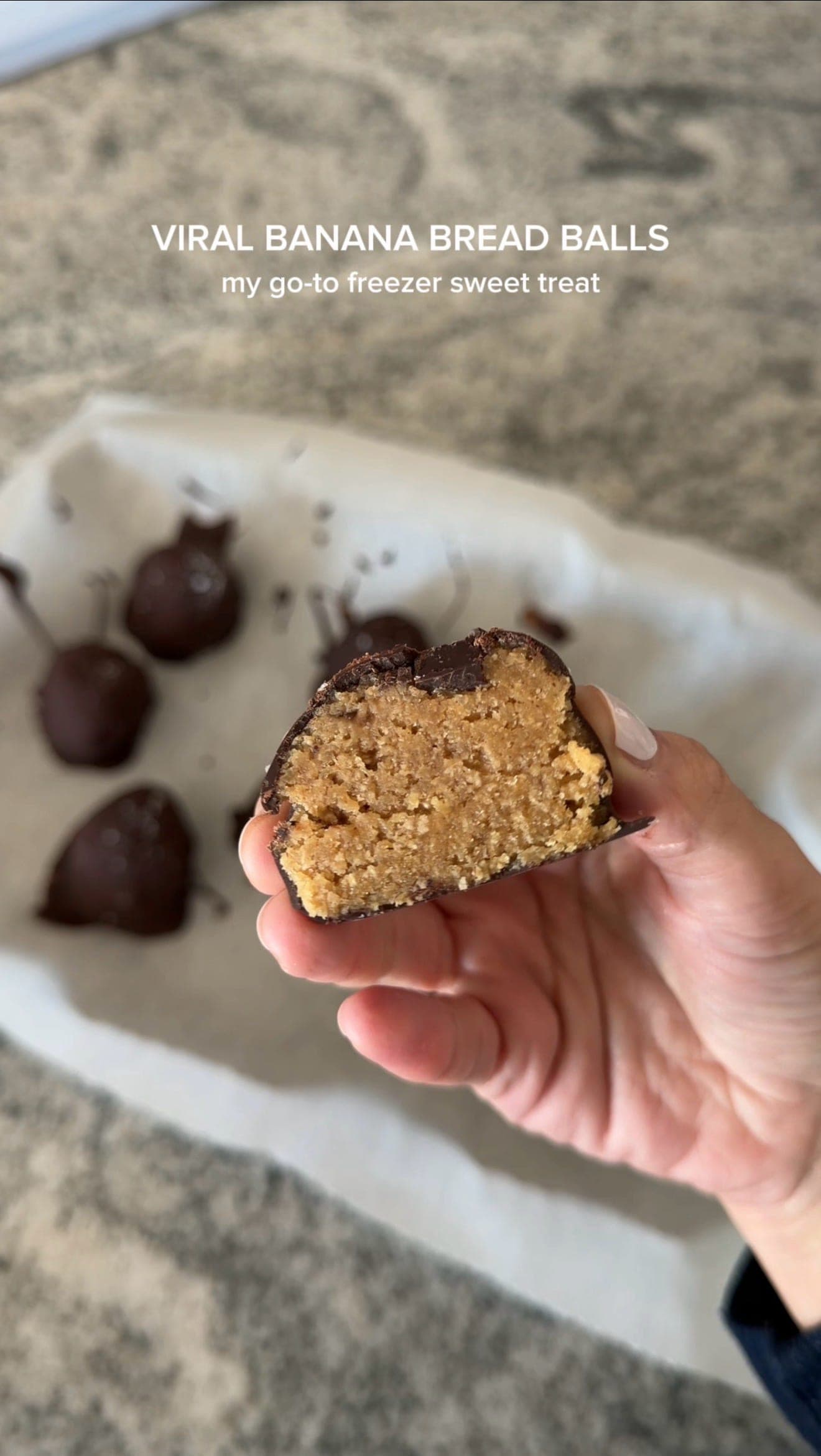 Viral banana bread balls