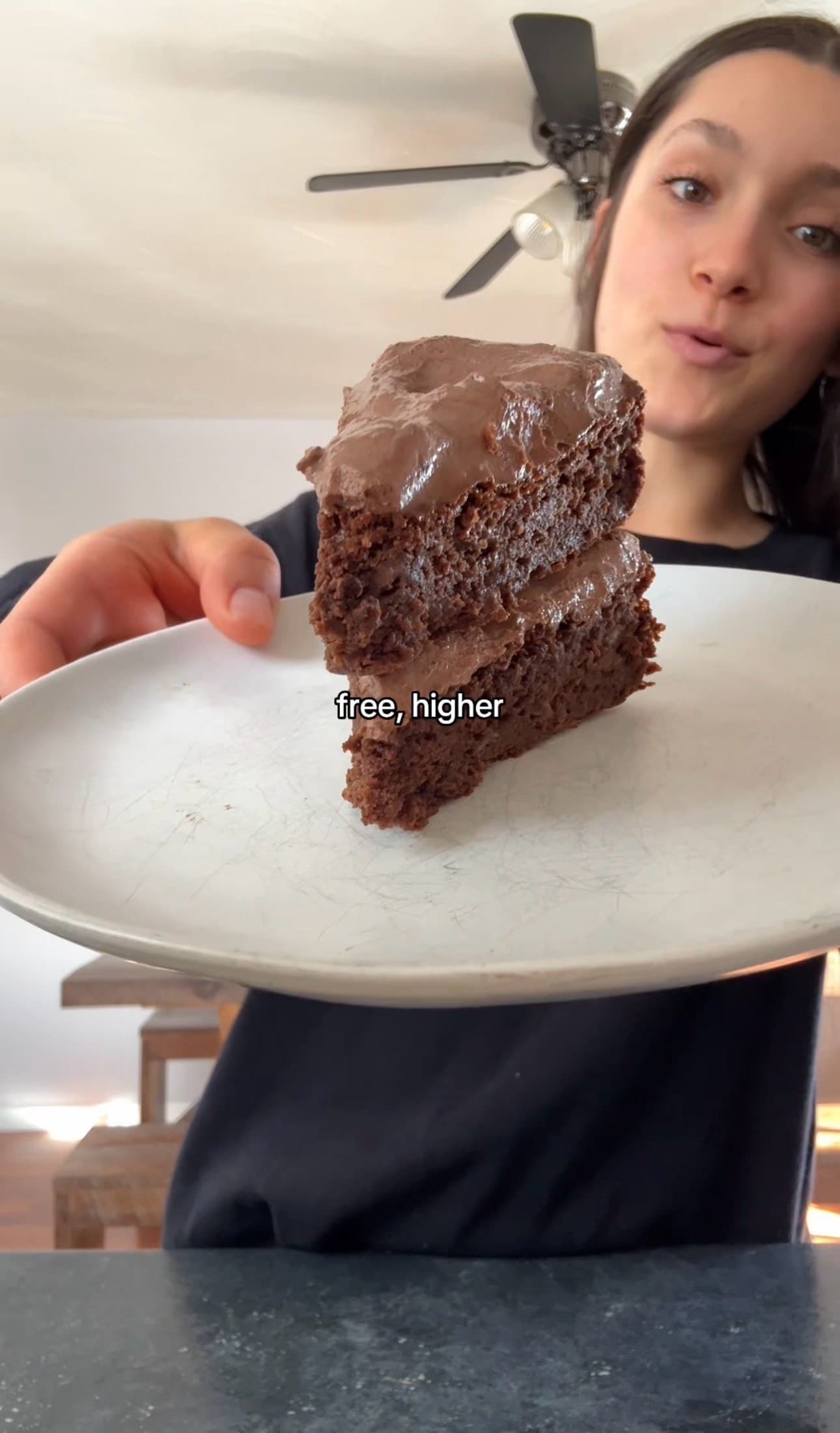 Chocolate banana cake