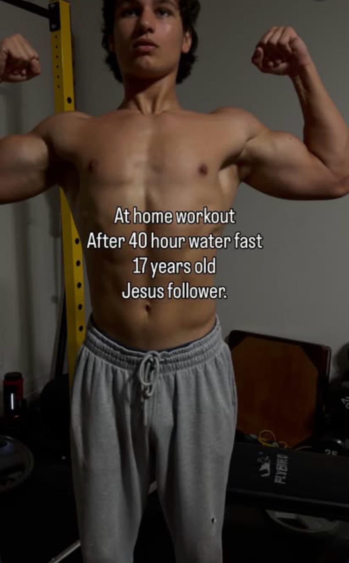 At home workout after 40 hour fast!
