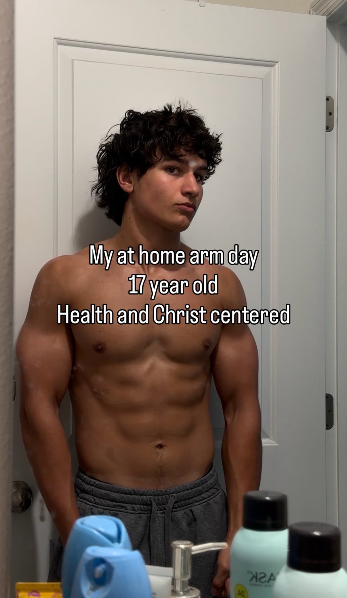 Here’s my arm day using what I got at home.