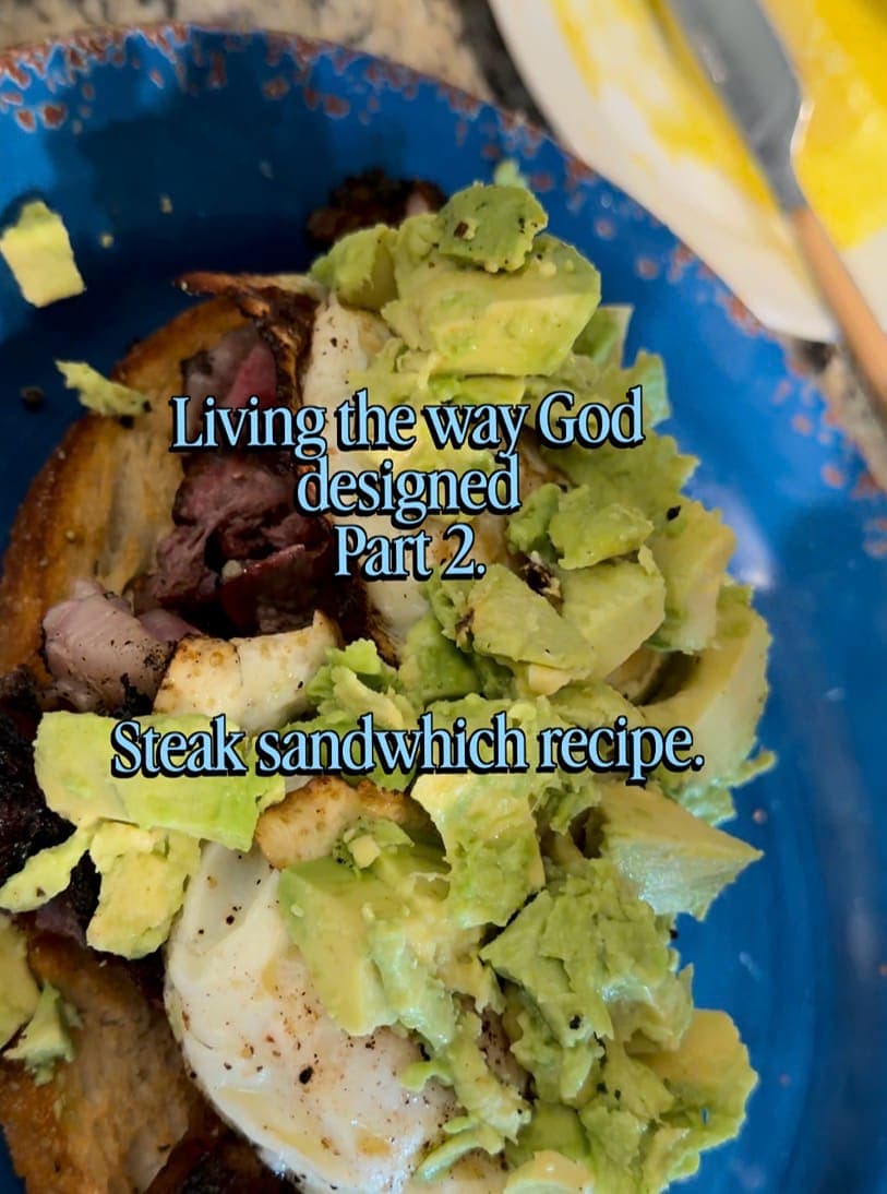 Simple steak sandwhich